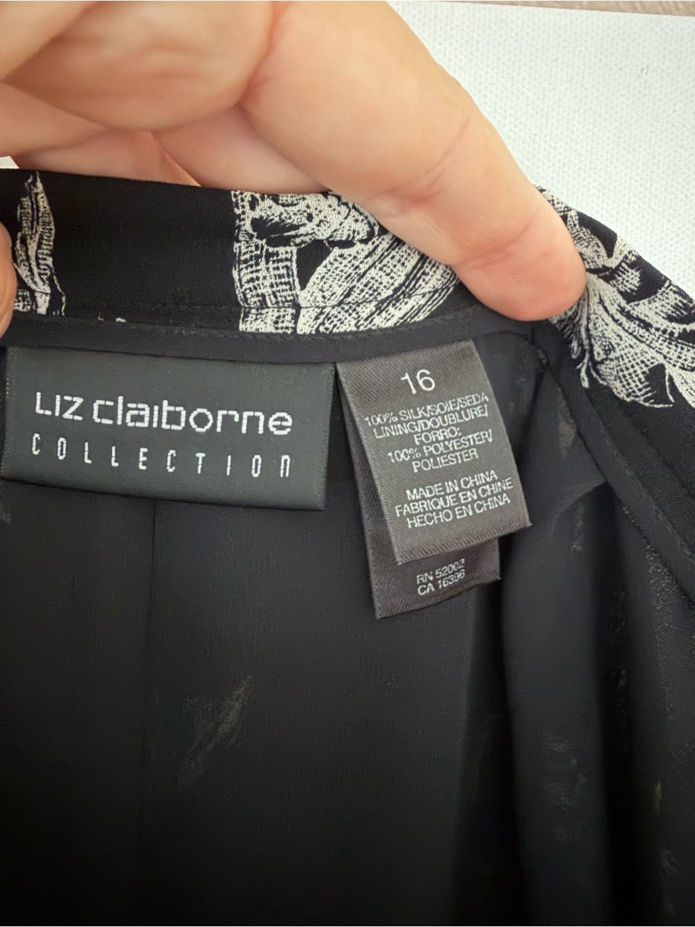 LIZ CLAIBORNE COLLECTION Vintage 90s Floral 100% Silk Maxi Skirt 16 fits 12/14 - Picture 2 of 5